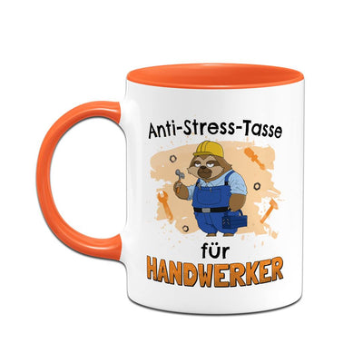 Tasse - Anti-Stress-Tasse für Handwerker - Ratzfatz das Faultier