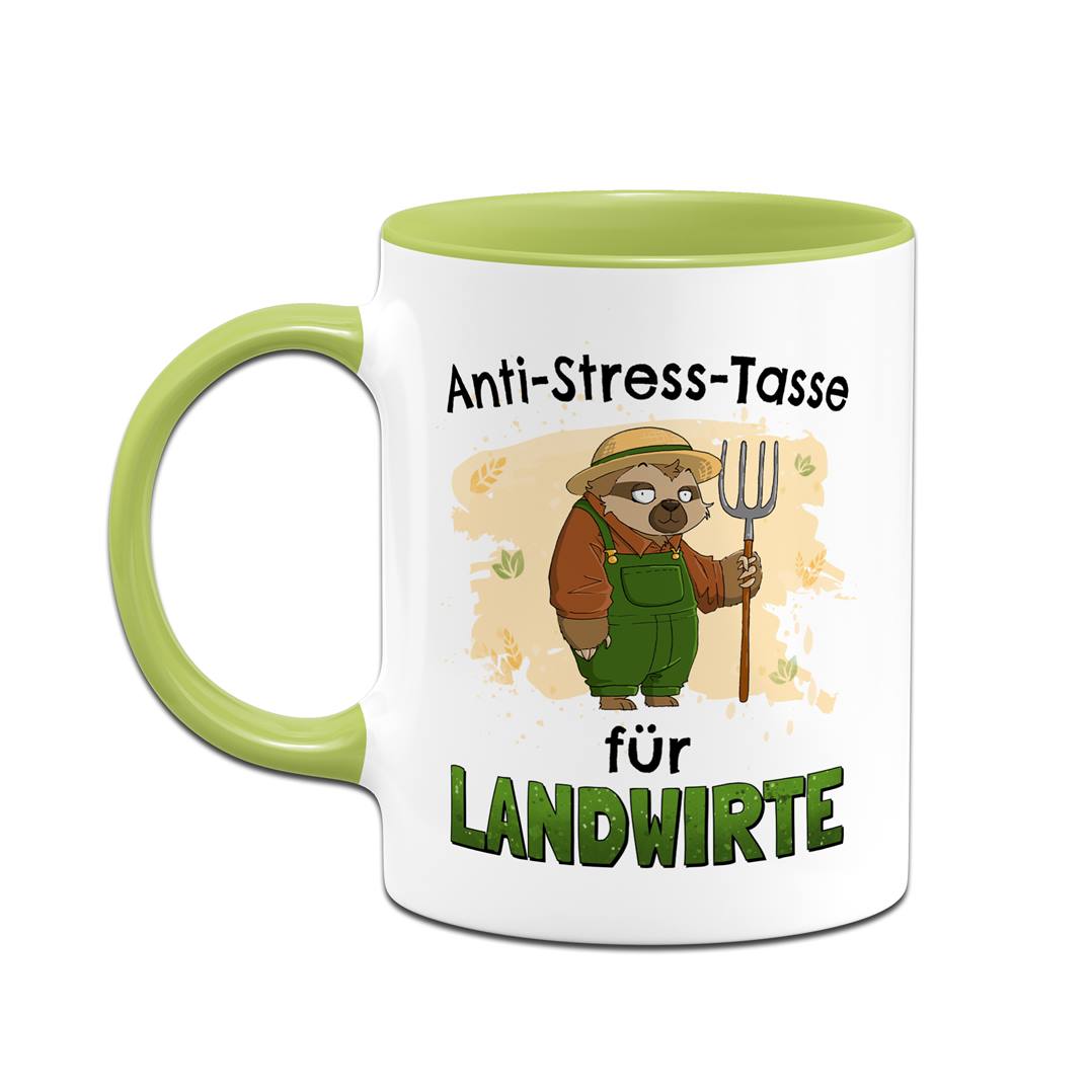 Tasse - Anti-Stress-Tasse für Landwirte - Ratzfatz das Faultier