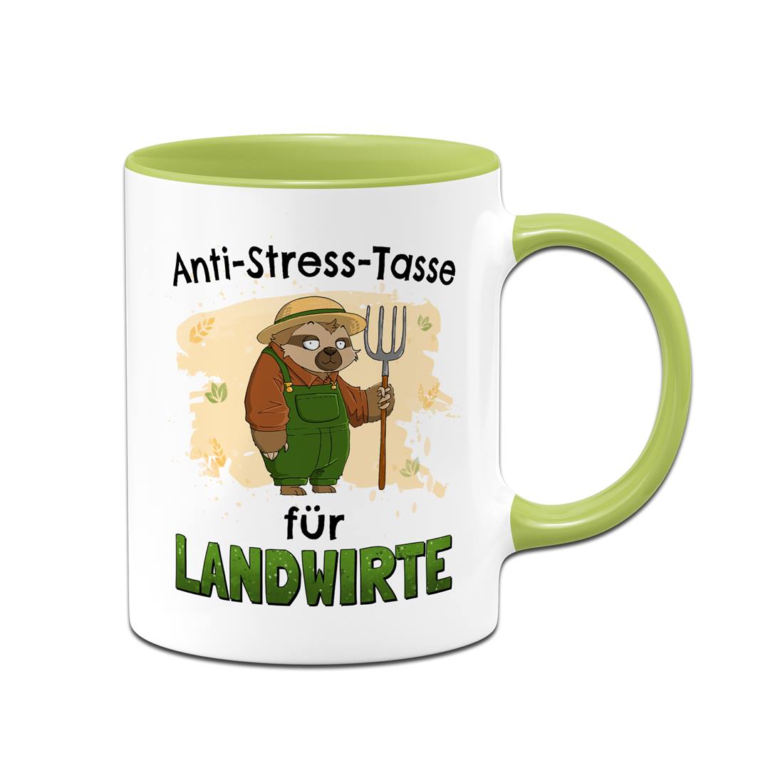 Tasse - Anti-Stress-Tasse für Landwirte - Ratzfatz das Faultier