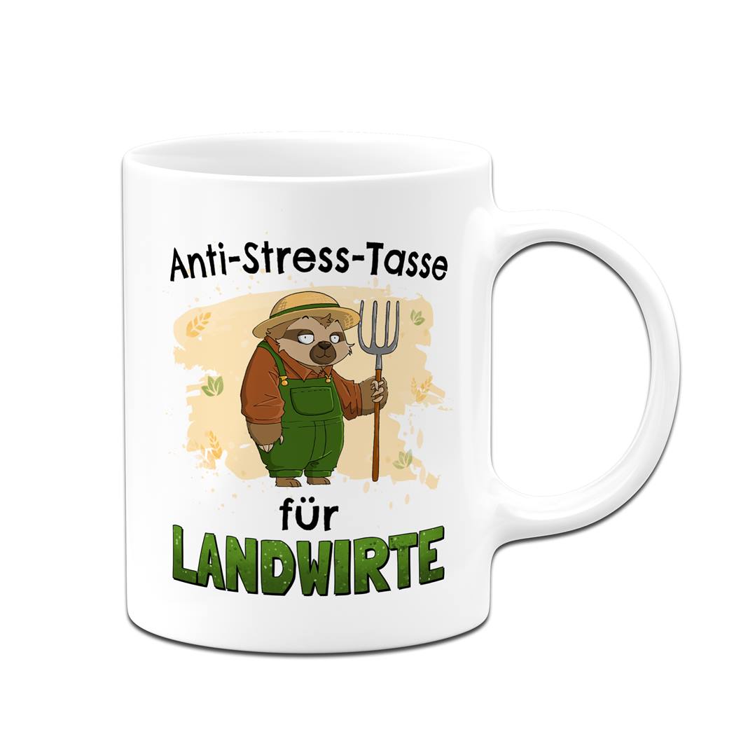 Tasse - Anti-Stress-Tasse für Landwirte - Ratzfatz das Faultier