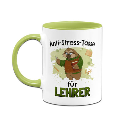 Tasse - Anti-Stress-Tasse für Lehrer - Ratzfatz das Faultier