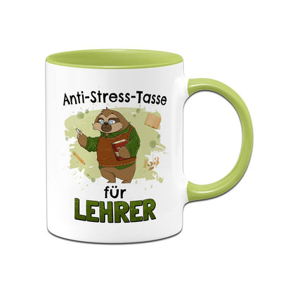 Tasse - Anti-Stress-Tasse für Lehrer - Ratzfatz das Faultier