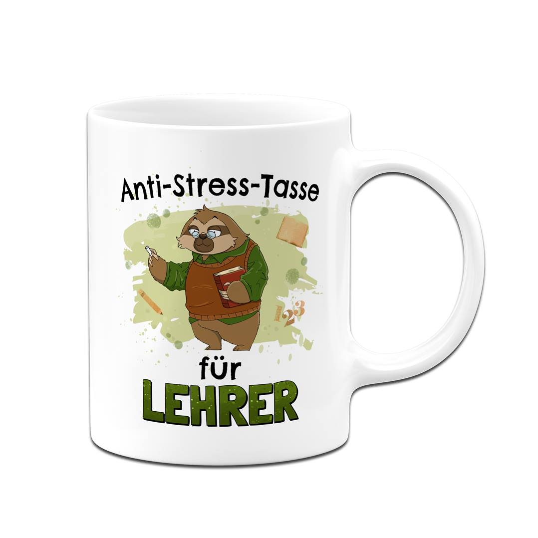 Tasse - Anti-Stress-Tasse für Lehrer - Ratzfatz das Faultier