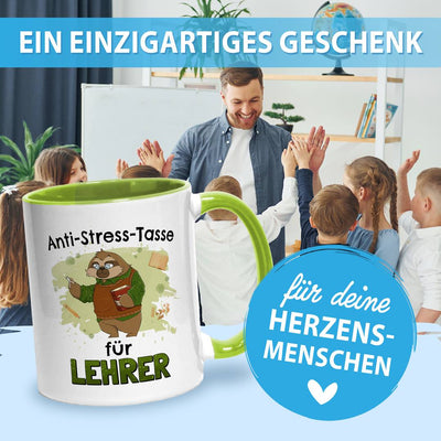 Tasse - Anti-Stress-Tasse für Lehrer - Ratzfatz das Faultier