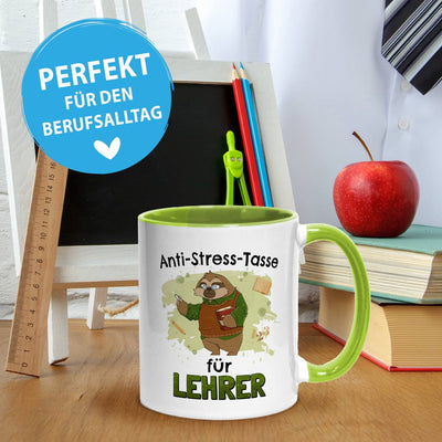 Tasse - Anti-Stress-Tasse für Lehrer - Ratzfatz das Faultier