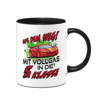 Tasse - Aus dem Weg! Mit Vollgas in die 5. Klasse