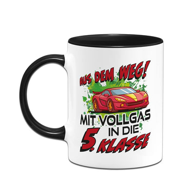 Tasse - Aus dem Weg! Mit Vollgas in die 5. Klasse