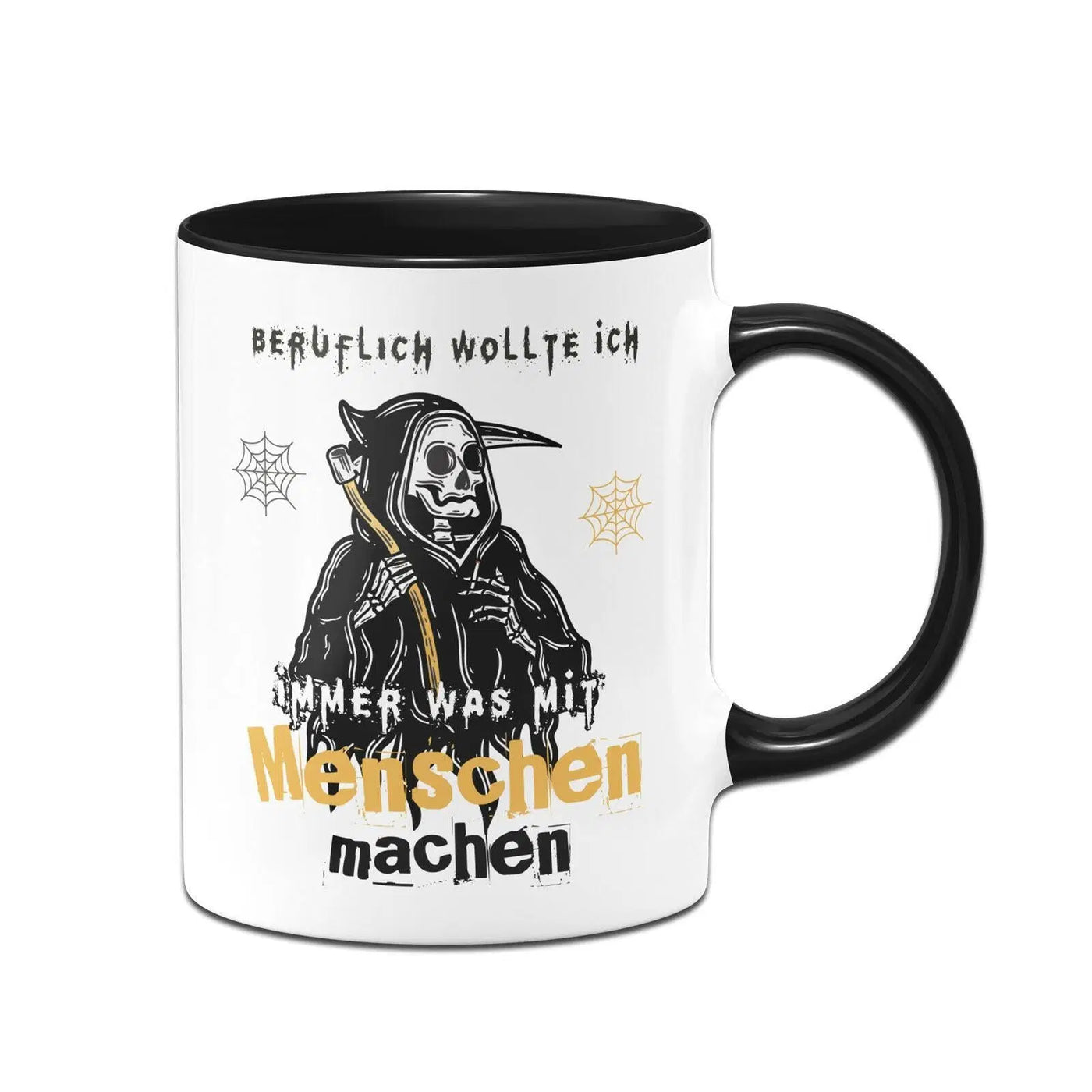Bild: Tasse - Beruflich wollte ich immer was mit Menschen machen Geschenkidee