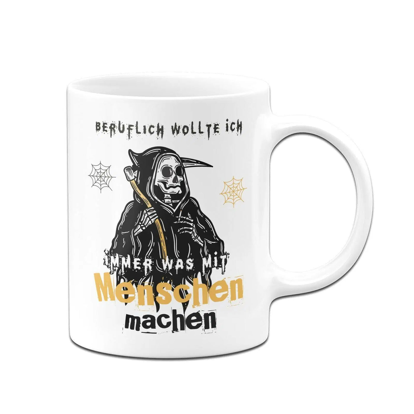 Bild: Tasse - Beruflich wollte ich immer was mit Menschen machen Geschenkidee