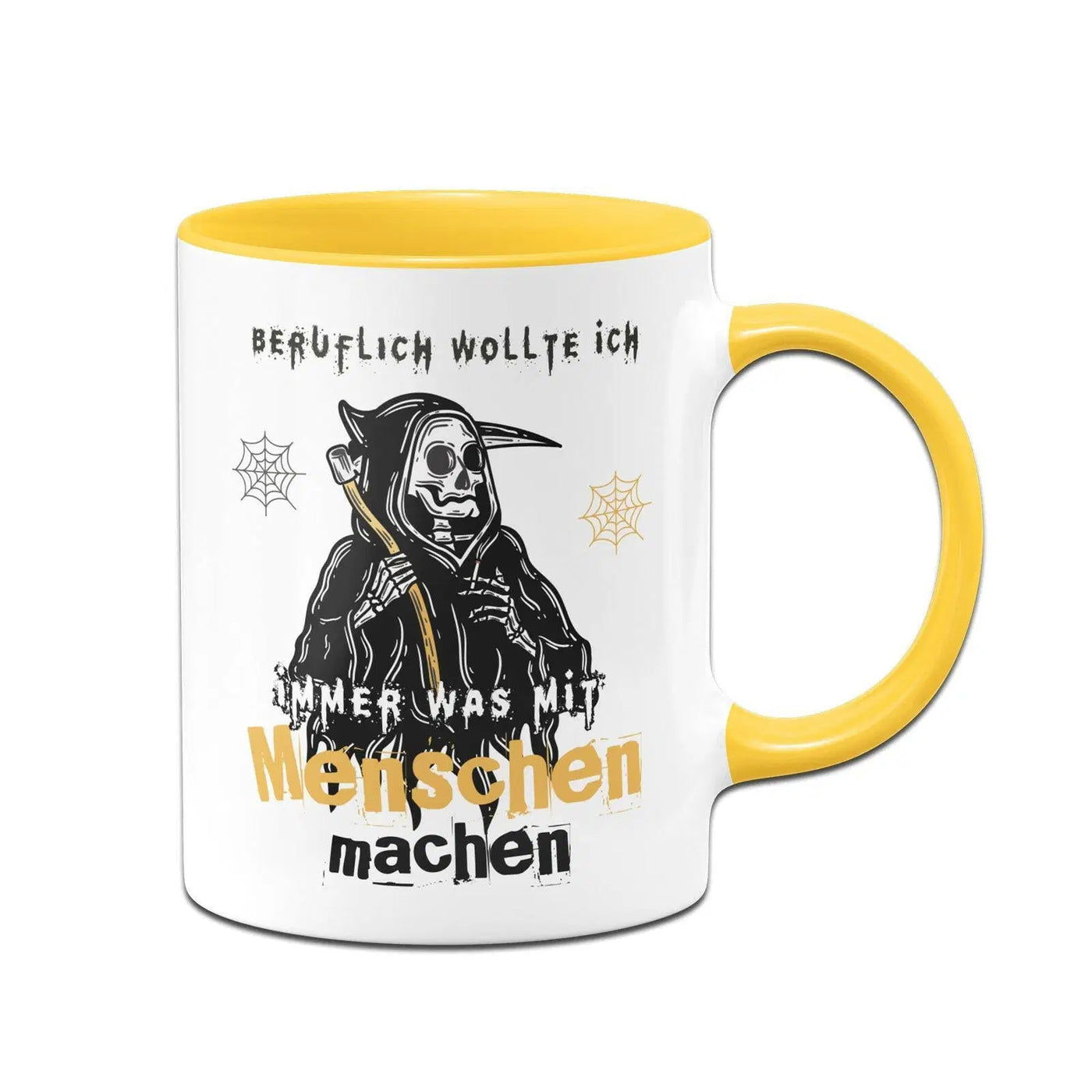 Bild: Tasse - Beruflich wollte ich immer was mit Menschen machen Geschenkidee