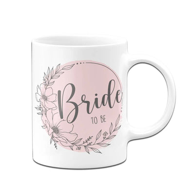 Bild: Tasse - Bride to be - Blumenkranz Geschenkidee