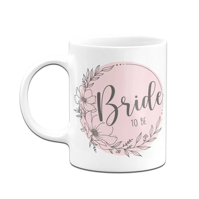 Bild: Tasse - Bride to be - Blumenkranz Geschenkidee