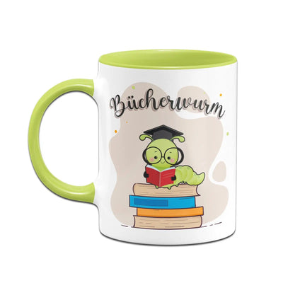 Bild: Tasse - Bücherwurm Geschenkidee