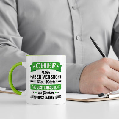 Tasse - Chef wir haben versucht für Dich das beste Geschenk zu finden. Aber Du hast ja bereits uns!