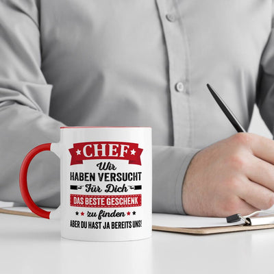 Tasse - Chef wir haben versucht für Dich das beste Geschenk zu finden. Aber Du hast ja bereits uns!