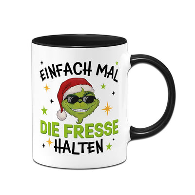 Tasse - Cooler Grinch - Einfach mal die Fresse halten