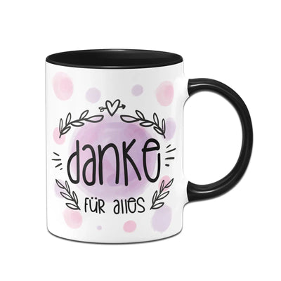 Bild: Tasse - Danke für alles - Aquarell Geschenkidee