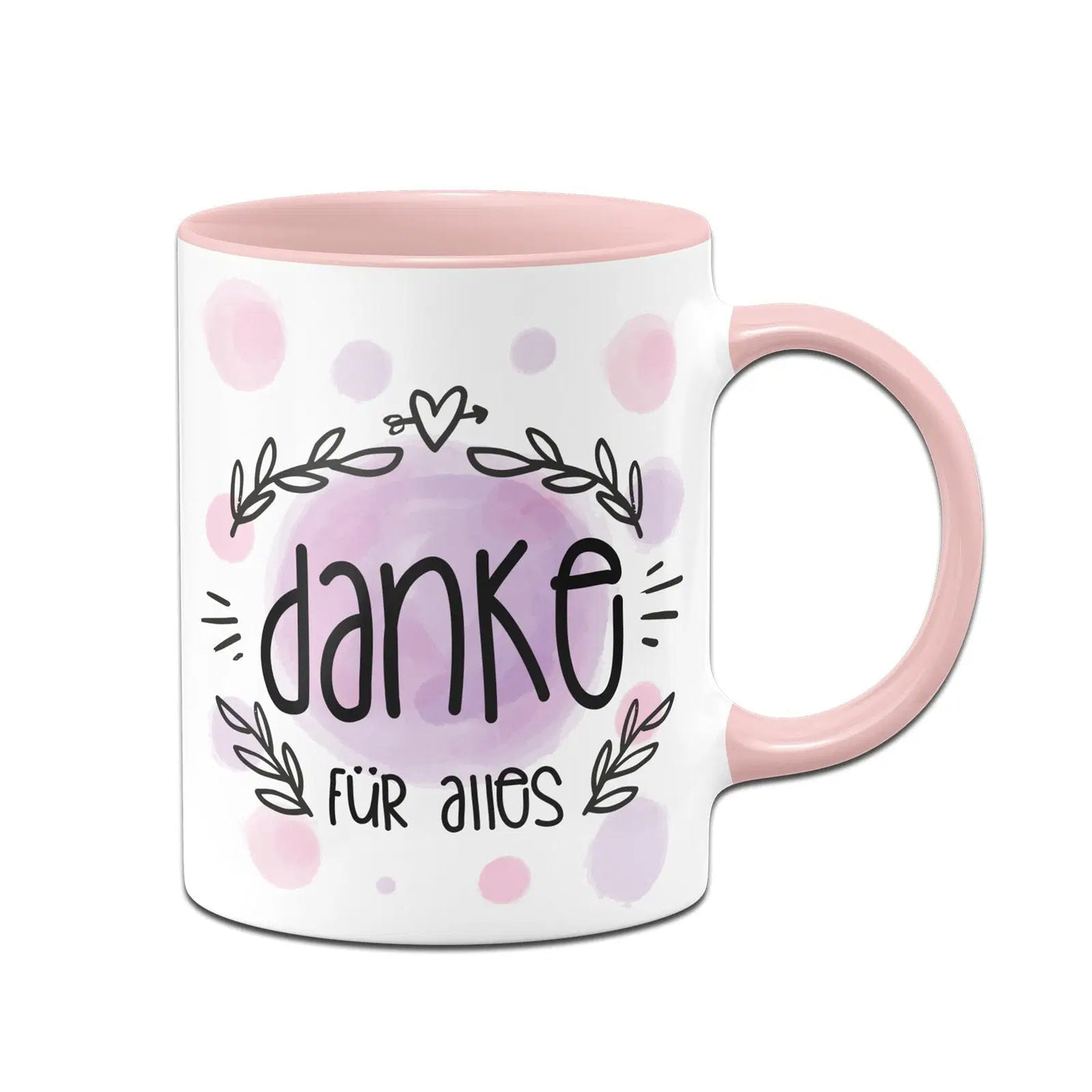 Bild: Tasse - Danke für alles - Aquarell Geschenkidee
