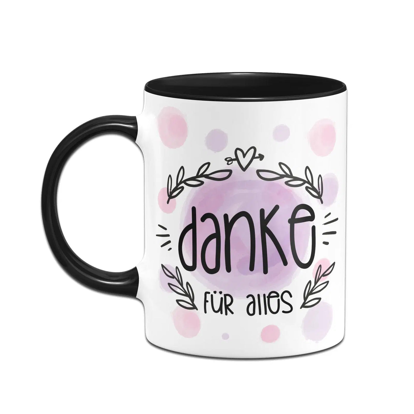 Bild: Tasse - Danke für alles - Aquarell Geschenkidee