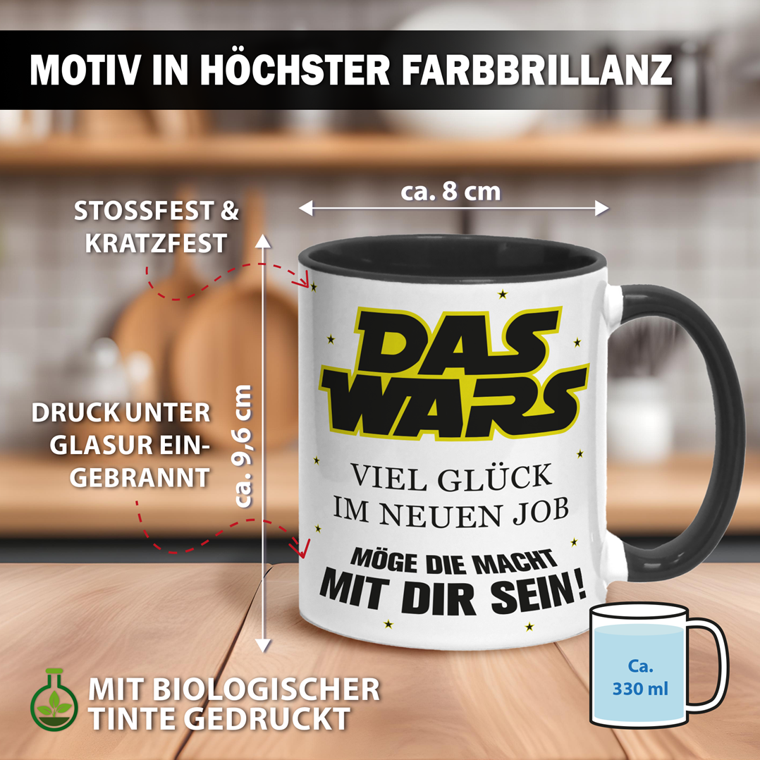 Tasse - DAS WARS Viel Glück im neuen Job