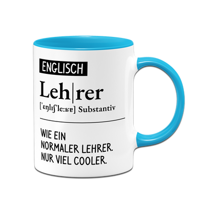 Tasse - Definition Englisch Lehrer