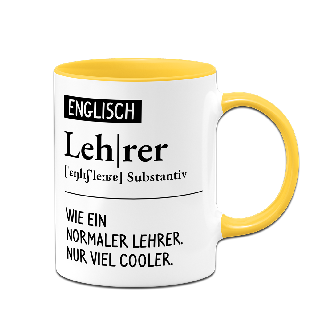 Tasse - Definition Englisch Lehrer