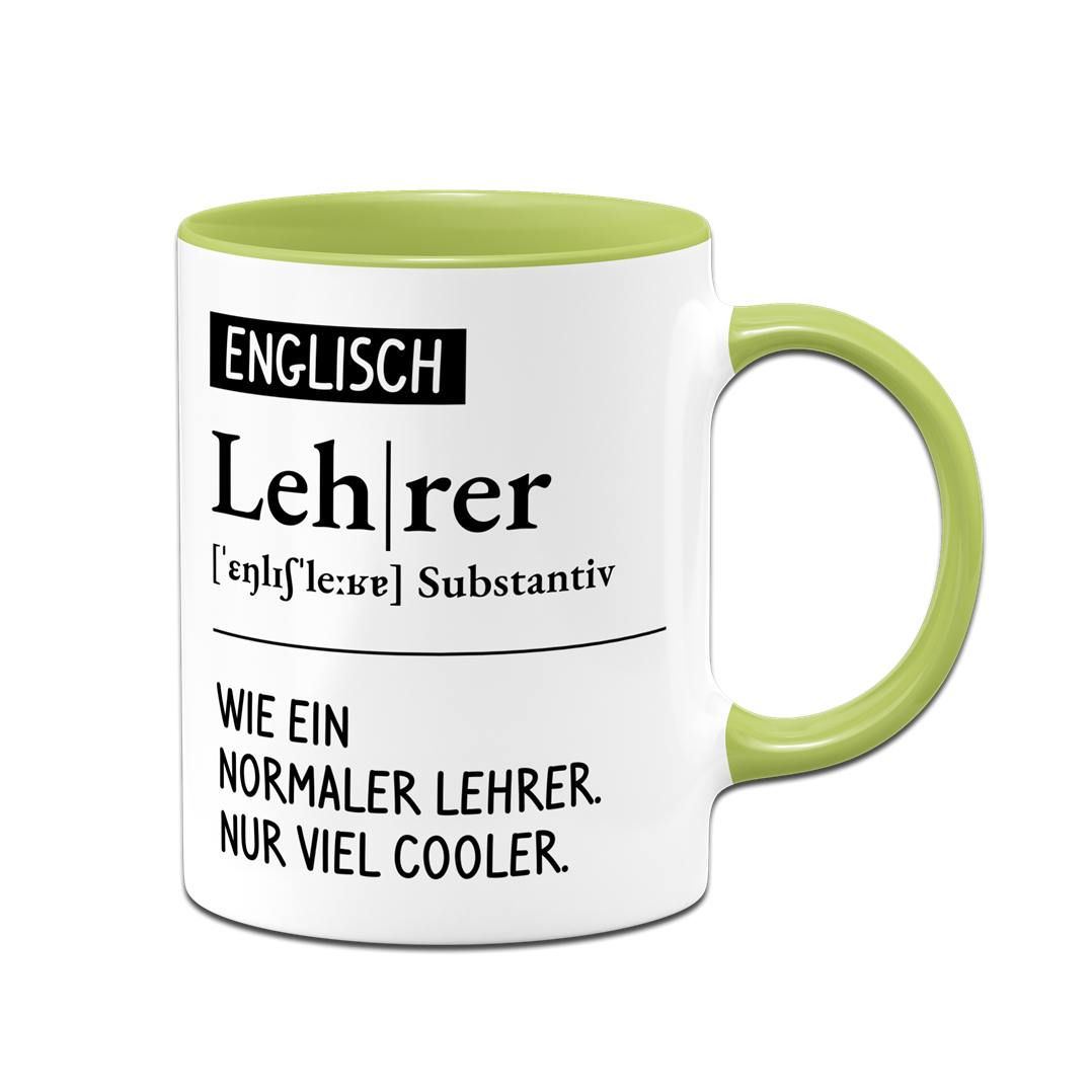 Tasse - Definition Englisch Lehrer