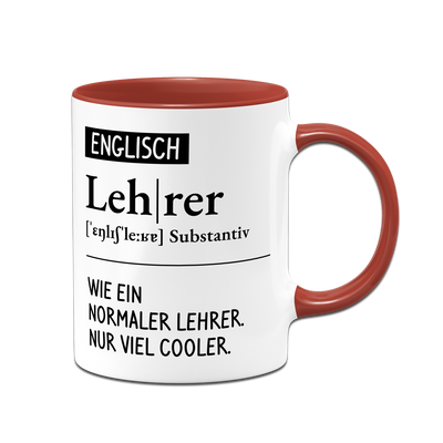 Tasse - Definition Englisch Lehrer