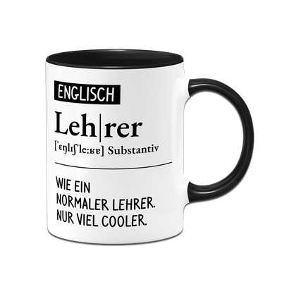 Tasse - Definition Englisch Lehrer