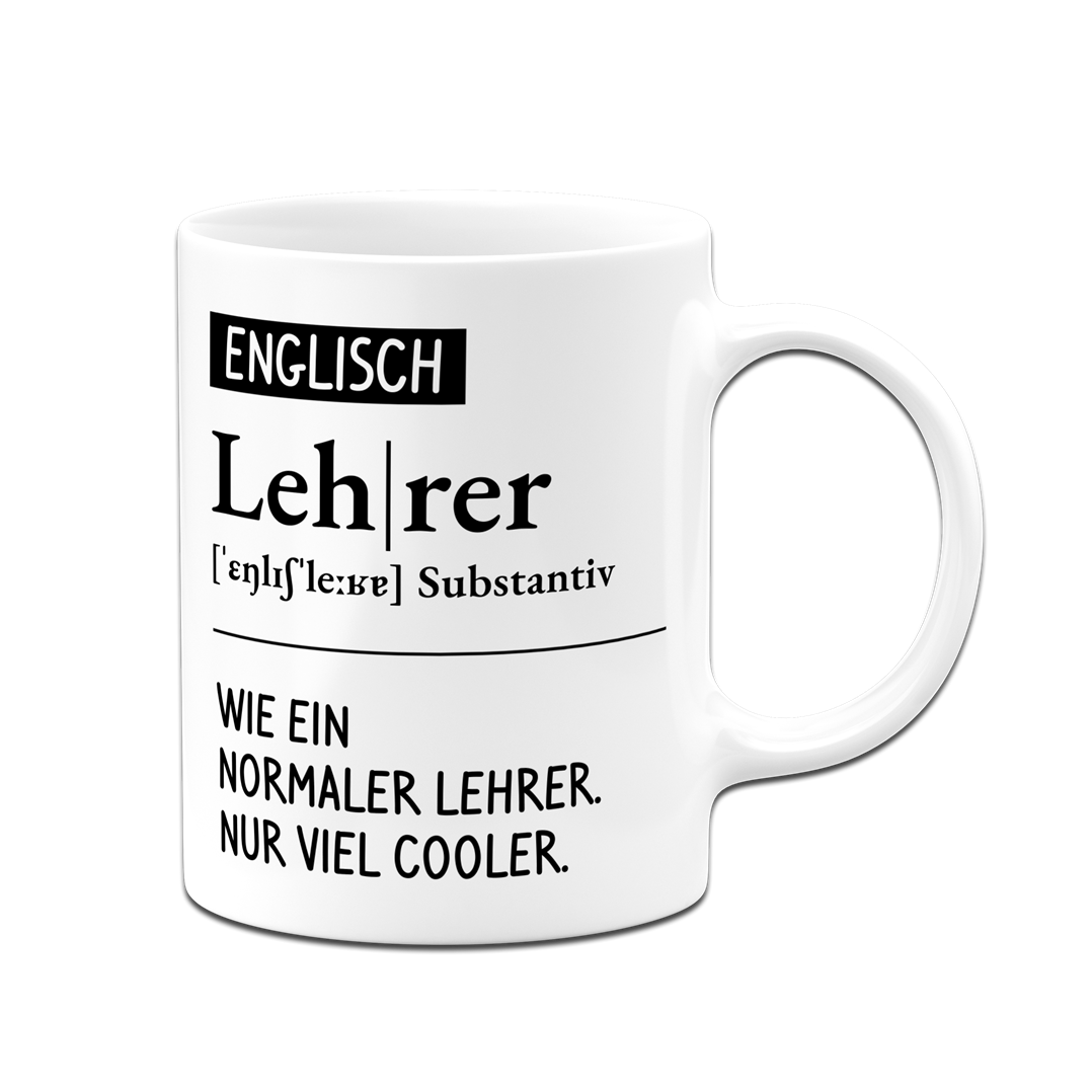 Tasse - Definition Englisch Lehrer