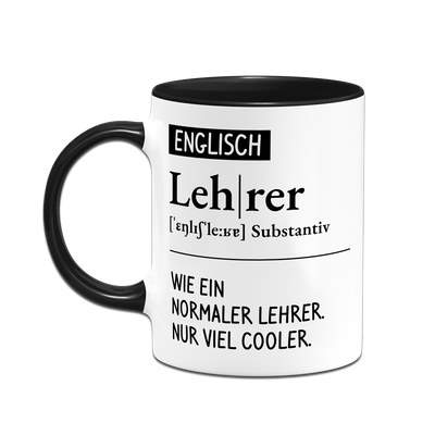 Tasse - Definition Englisch Lehrer