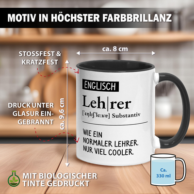 Tasse - Definition Englisch Lehrer