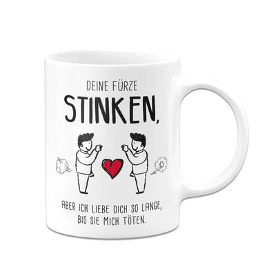 Bild: Tasse - Deine Fürze stinken, aber ich liebe Dich (Mann-Mann/Frau-Frau) Geschenkidee