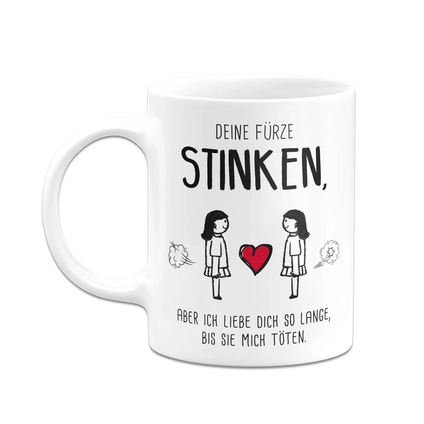 Bild: Tasse - Deine Fürze stinken, aber ich liebe Dich (Mann-Mann/Frau-Frau) Geschenkidee