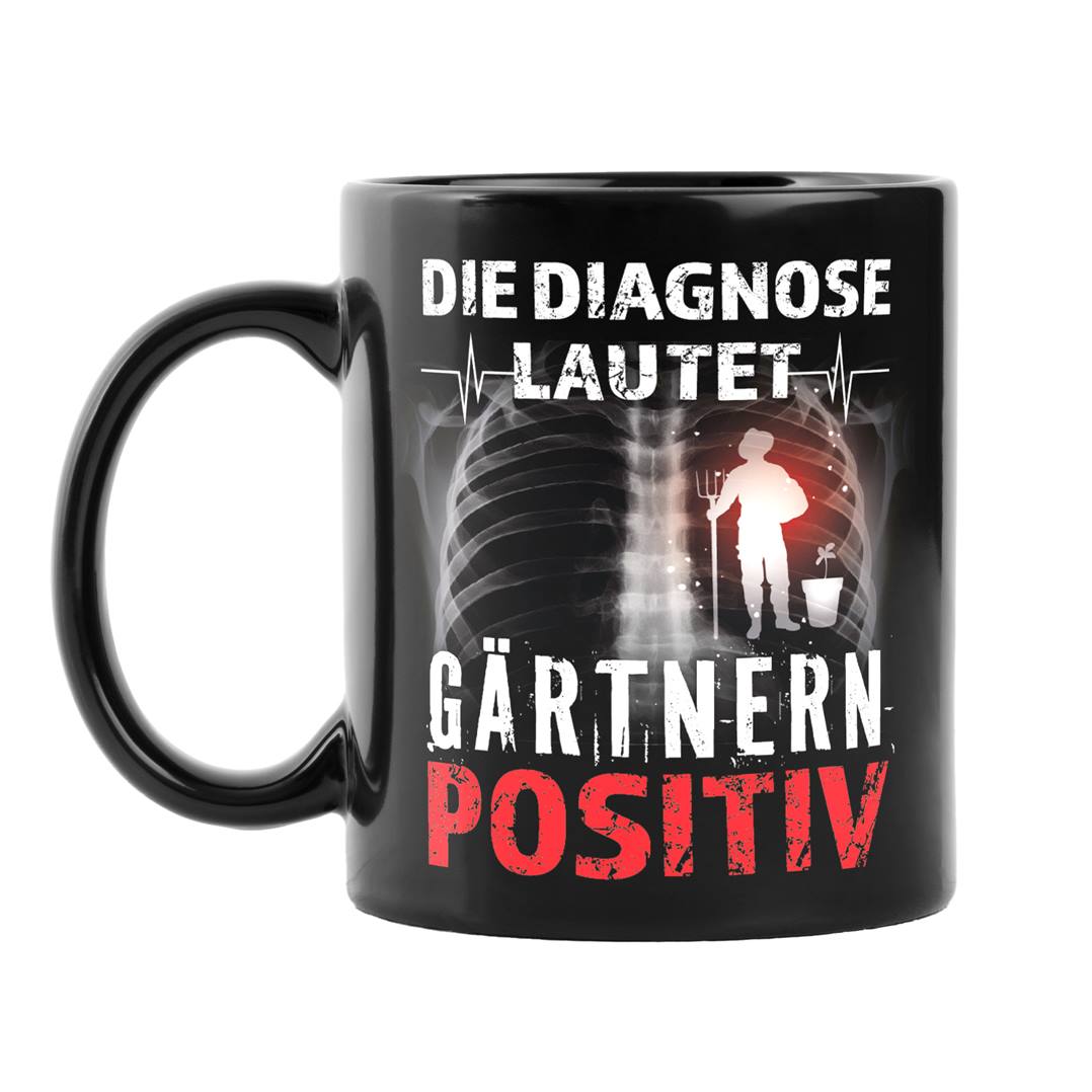 Tasse - Die Diagnose lautet: Gärtnern positiv - BL