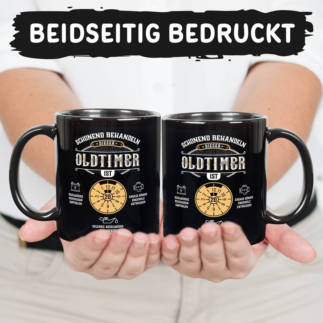 Tasse - Dieser Oldtimer ist - Geburtstagszahl - BL