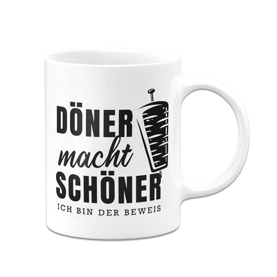 Tasse - Döner macht schöner Ich bin der Beweis