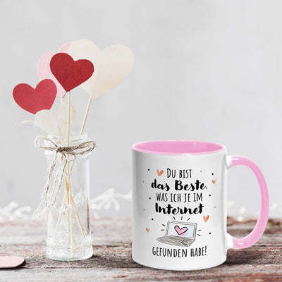 Tasse - Du bist das Beste, was ich je im Internet gefunden habe