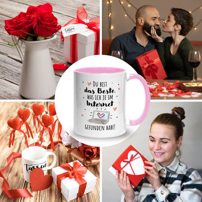 Tasse - Du bist das Beste, was ich je im Internet gefunden habe