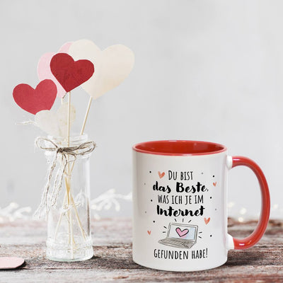 Tasse - Du bist das Beste, was ich je im Internet gefunden habe