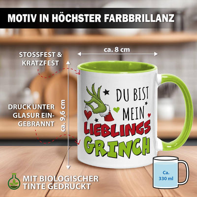 Tasse - Du bist mein Lieblings-Grinch