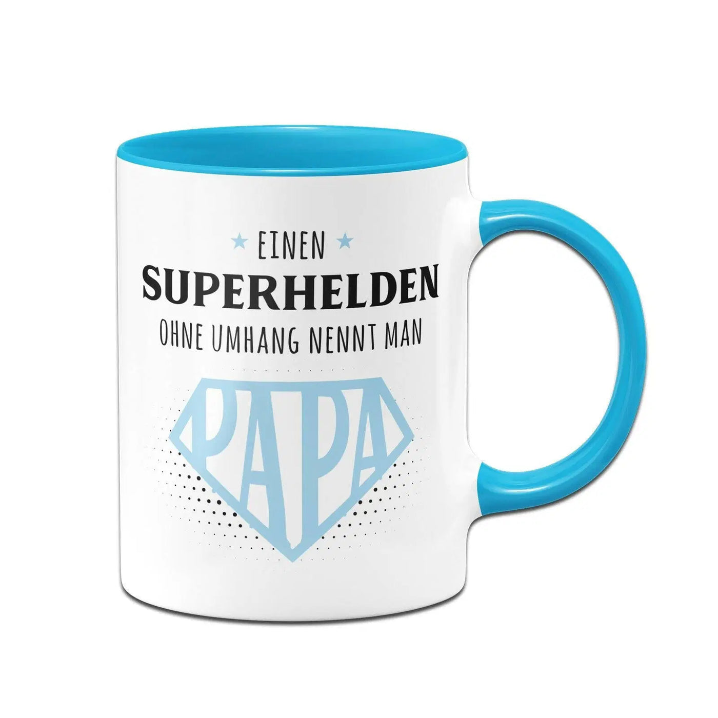 Bild: Tasse - Einen Superhelden ohne Umhang nennt man Papa Geschenkidee