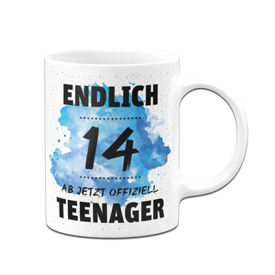 Bild: Tasse - Endlich 14 - Ab jetzt offiziell Teenager Geschenkidee