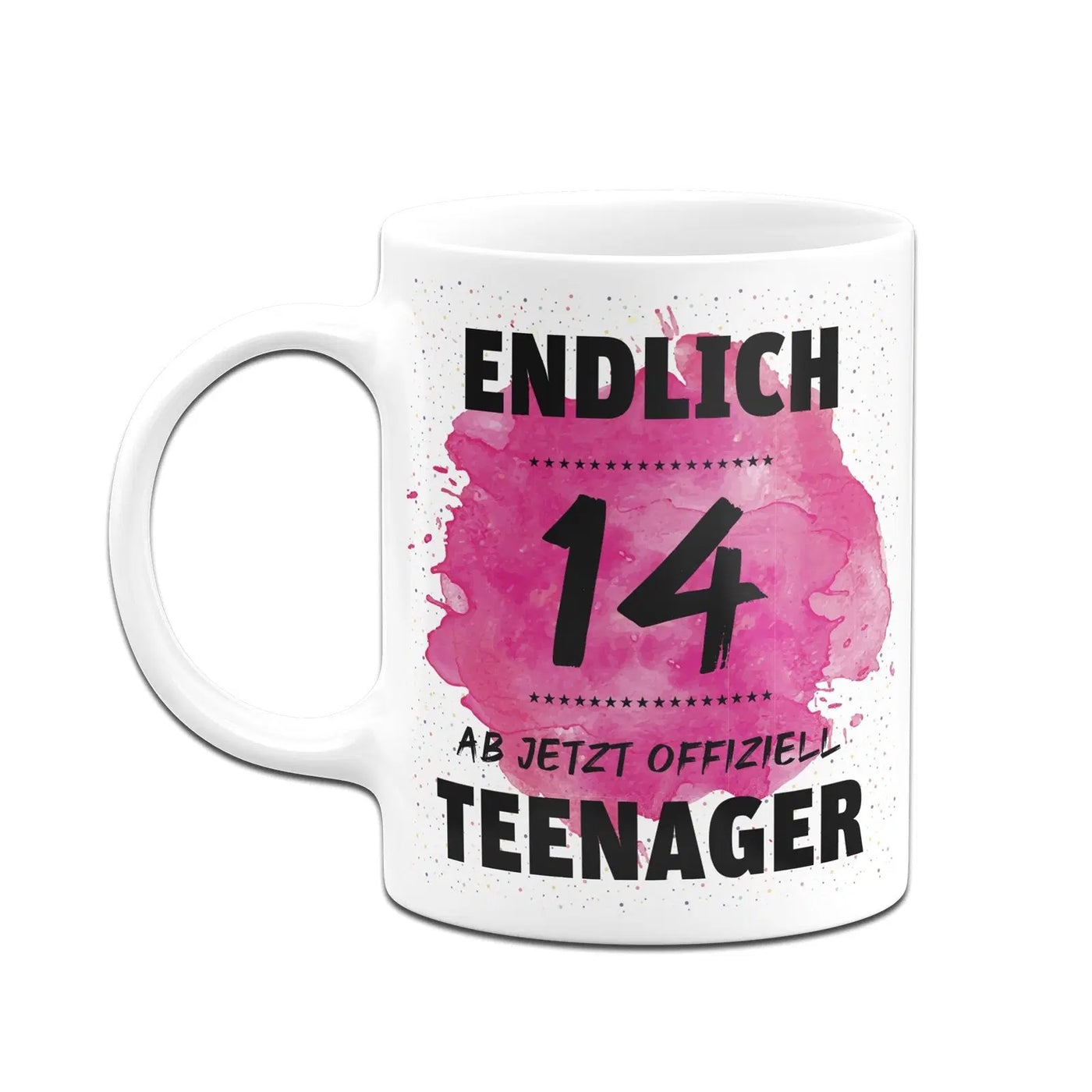 Bild: Tasse - Endlich 14 - Ab jetzt offiziell Teenager Geschenkidee