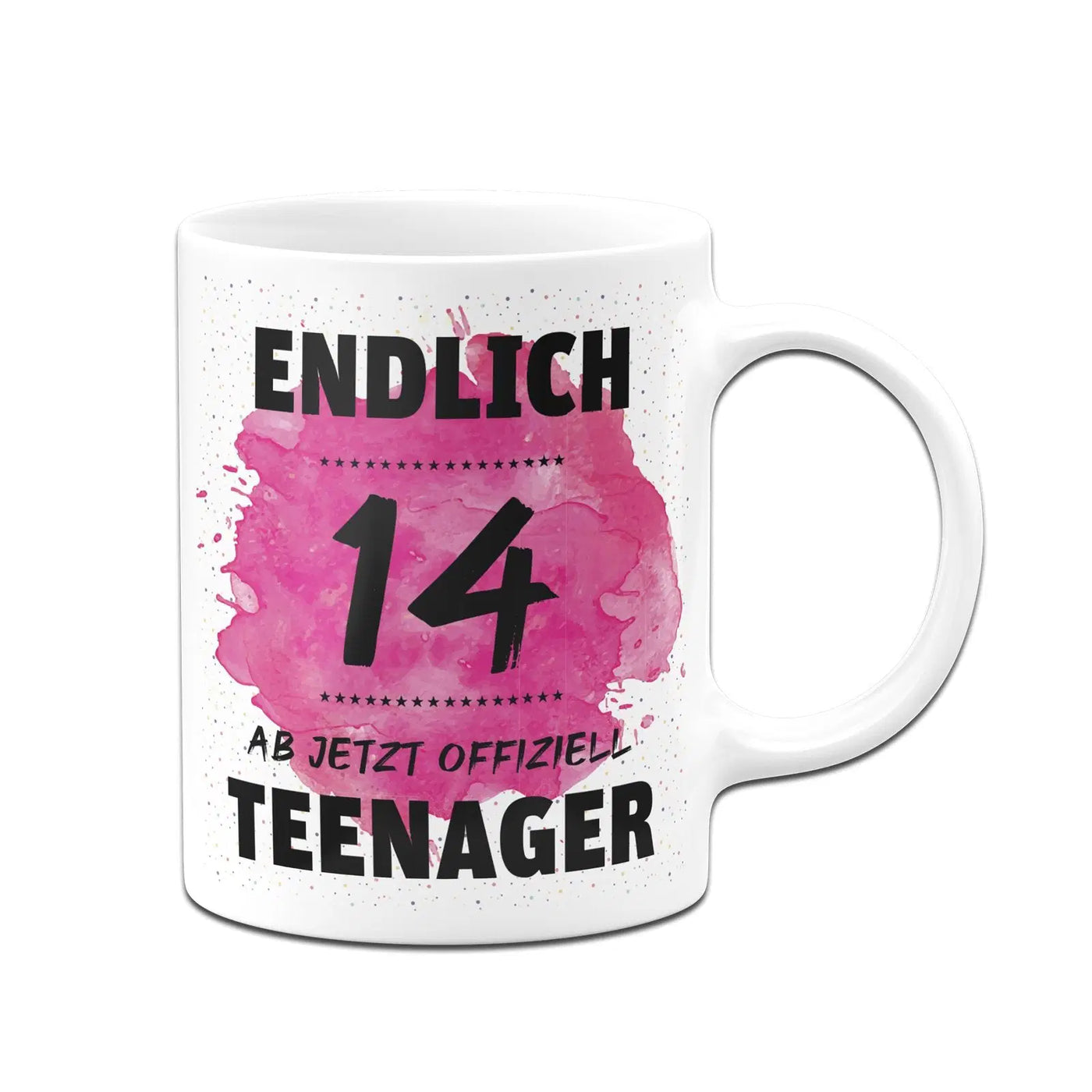 Bild: Tasse - Endlich 14 - Ab jetzt offiziell Teenager Geschenkidee