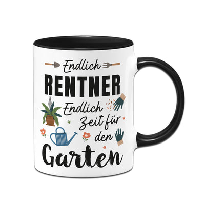 Tasse - Endlich Renter - Endlich Zeit für den Garten