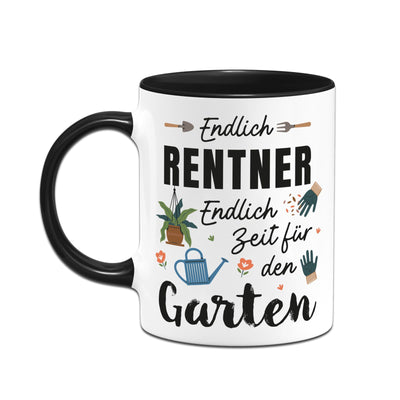 Tasse - Endlich Renter - Endlich Zeit für den Garten