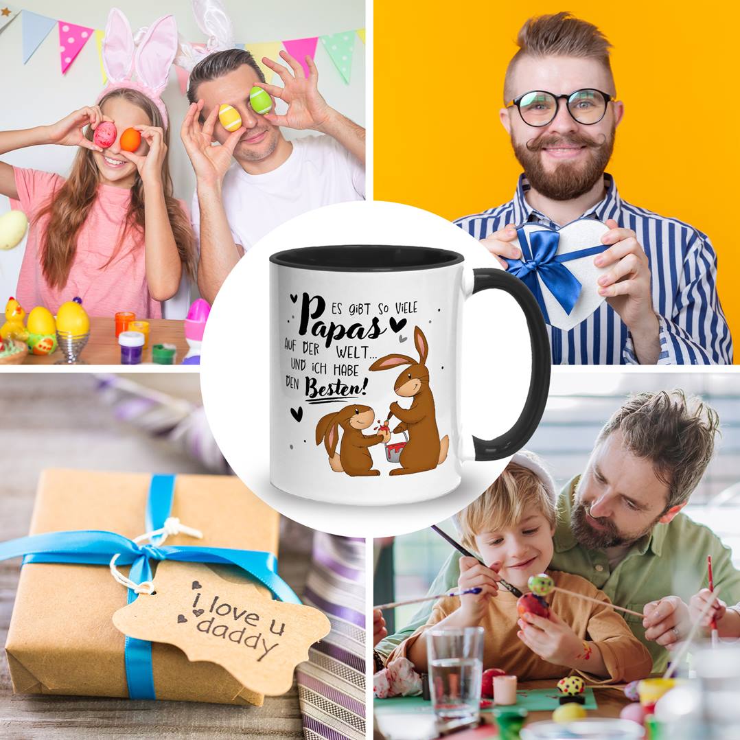 Tasse - Es gibt so viele Papas auf der Welt und ich habe den Besten! (Hasen)