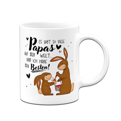 Tasse - Es gibt so viele Papas auf der Welt und ich habe den Besten! (Hasen)