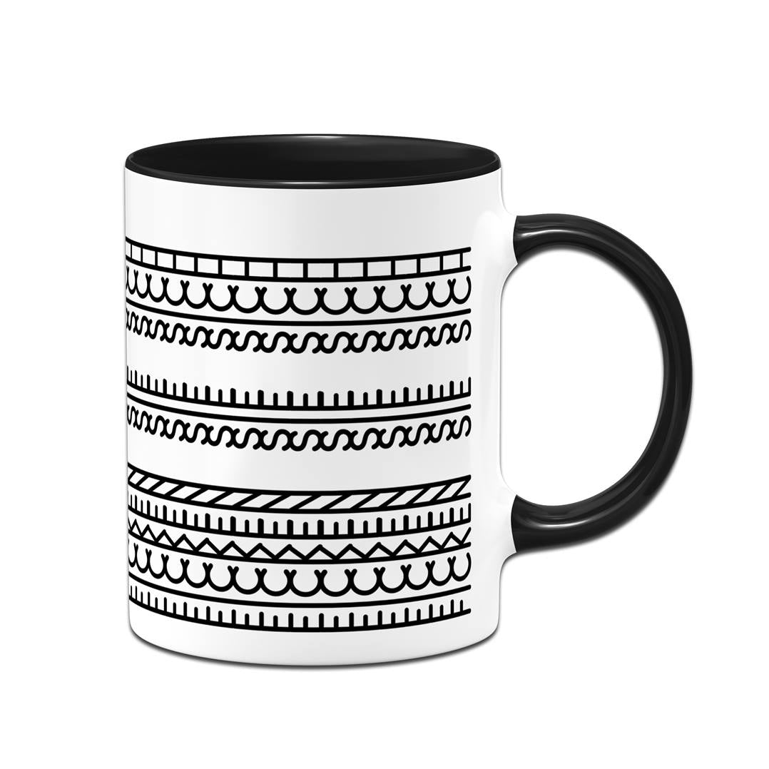 Tasse - Ficken Sie sich-Muster (Rundumdruck)